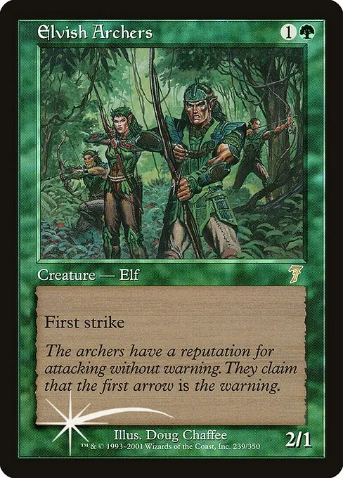 Elvish Archers · Seventh Edition 239★/708