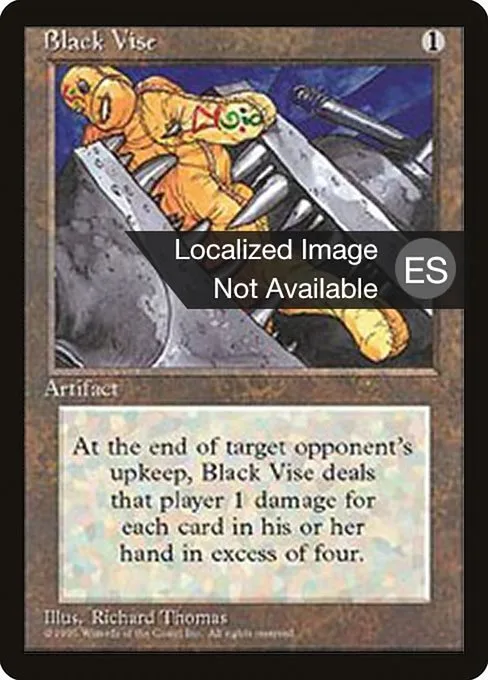 Black Vise · Fourth Edition Foreign Black Border 299/378