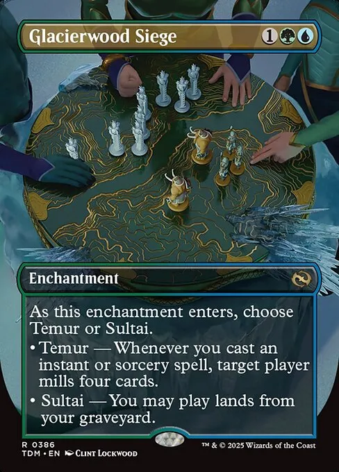 Glacierwood Siege · Tarkir: Dragonstorm 386/427
