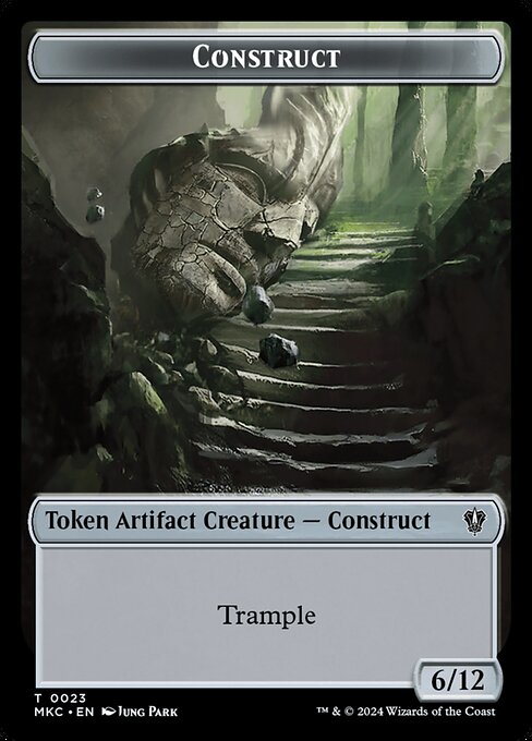 Construct · Murders at Karlov Manor Commander Tokens 23/31