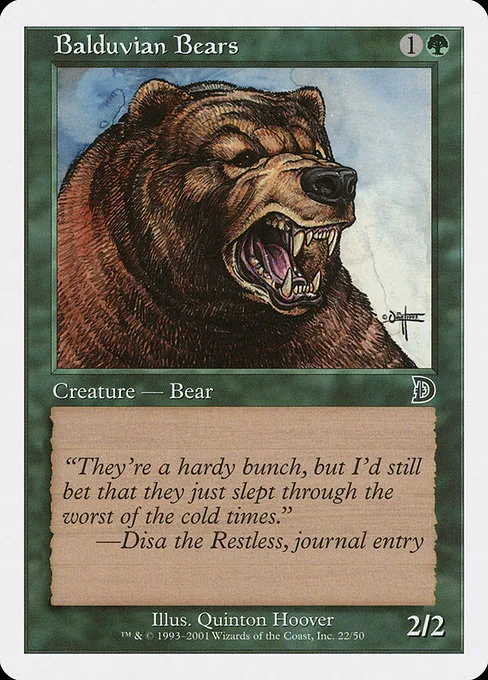 Balduvian Bears · Deckmasters 22/58