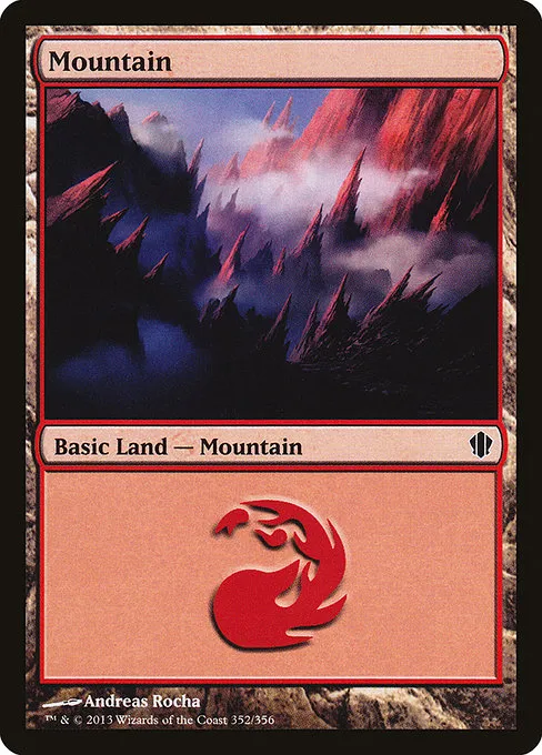 Mountain · Commander 2013 352/356