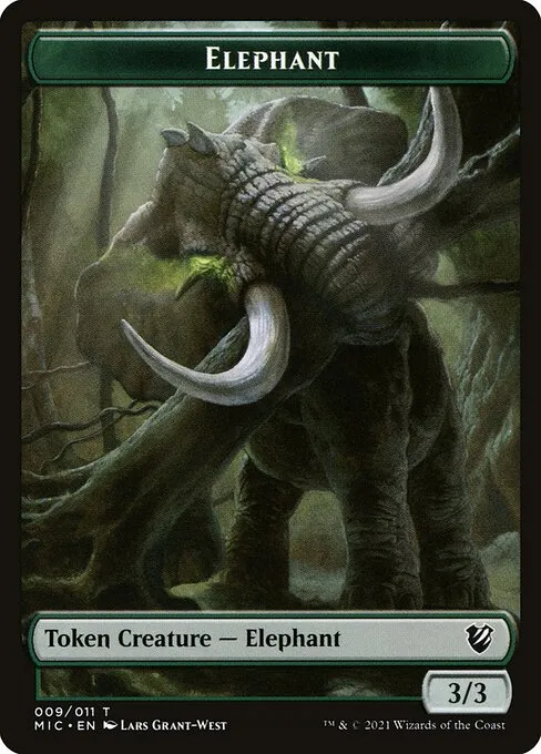 Elephant · Midnight Hunt Commander Tokens 9/11
