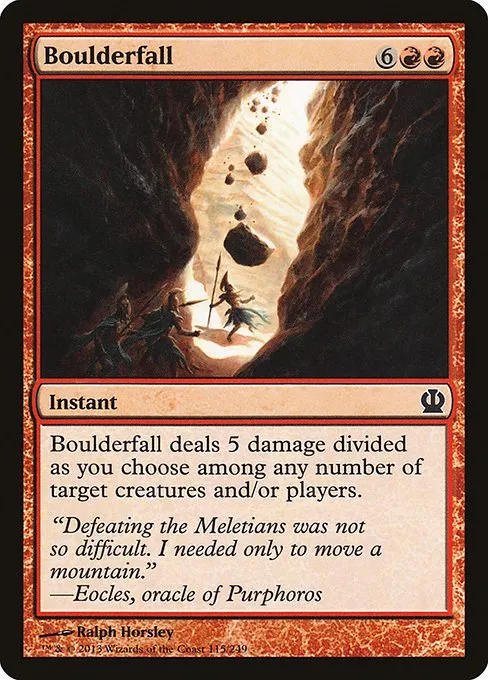 Boulderfall · Theros 115/249