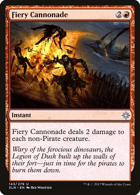 Fiery Cannonade · Ixalan 143/289