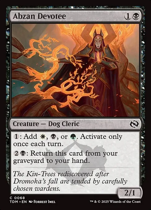 Abzan Devotee · Tarkir: Dragonstorm 68/427