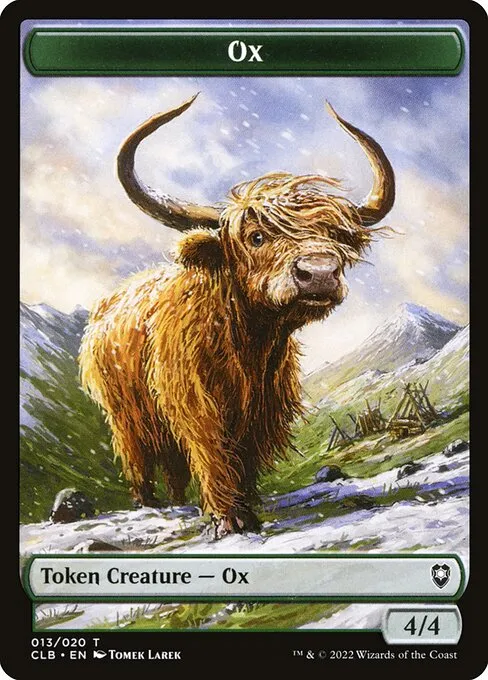 Ox · Battle for Baldur's Gate Tokens 13/51