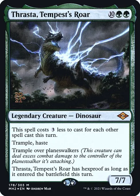 Thrasta, Tempest's Roar · Modern Horizons 2 Promos 178s/86