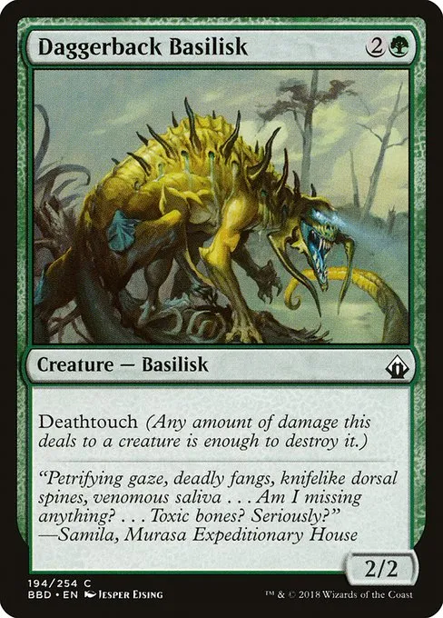 Daggerback Basilisk · Battlebond 194/256