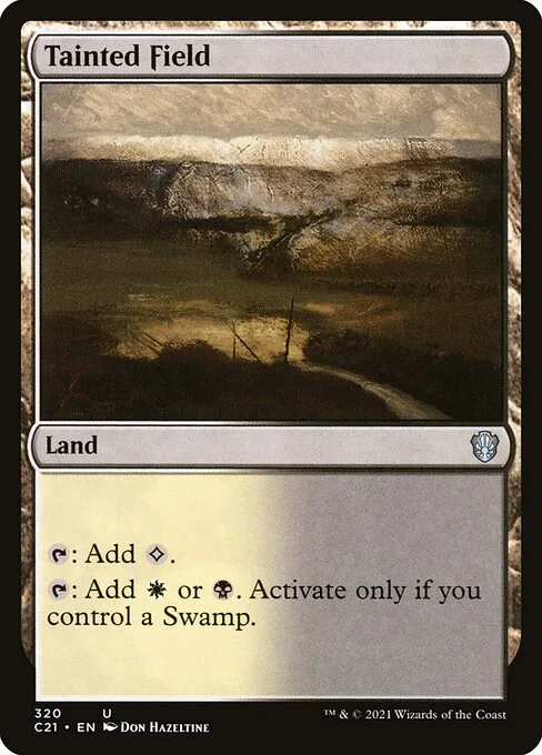 Tainted Field · Commander 2021 320/409