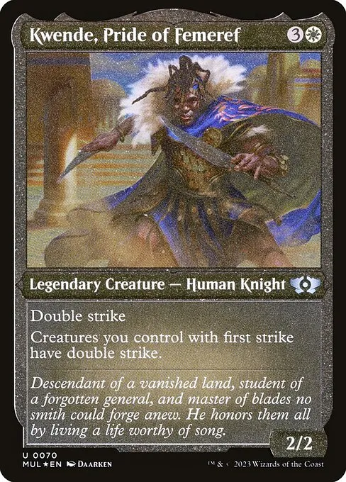 Kwende, Pride of Femeref · Multiverse Legends 70/261