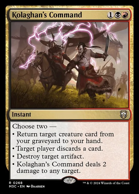 Kolaghan's Command · Modern Horizons 3 Commander 268/398
