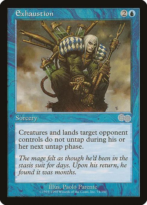 Exhaustion · Urza's Saga 74/357