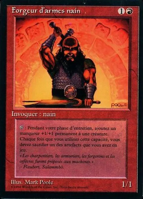 Dwarven Weaponsmith · Foreign Black Border 145/307