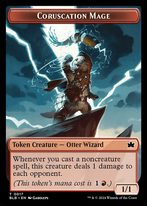 Coruscation Mage · Bloomburrow Tokens 17/30