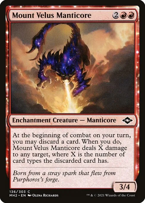 Mount Velus Manticore · Modern Horizons 2 136/493