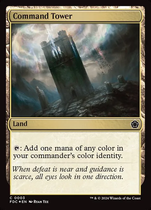 Command Tower · Foundations Commander 3/3