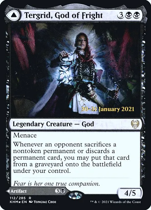Tergrid, God of Fright // Tergrid's Lantern · Kaldheim Promos 112s/158