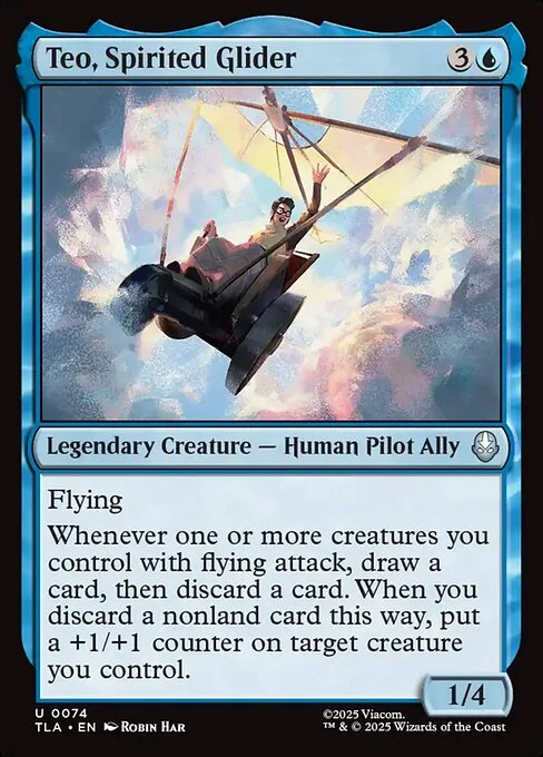 Teo, Spirited Glider · Avatar: The Last Airbender 74/394