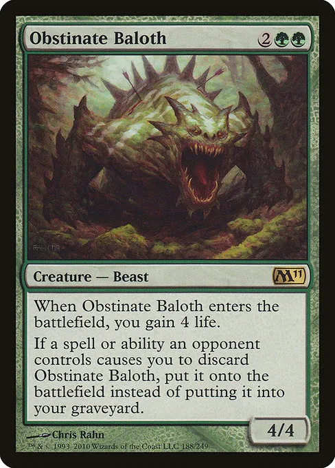 Obstinate Baloth · Magic 2011 188/249
