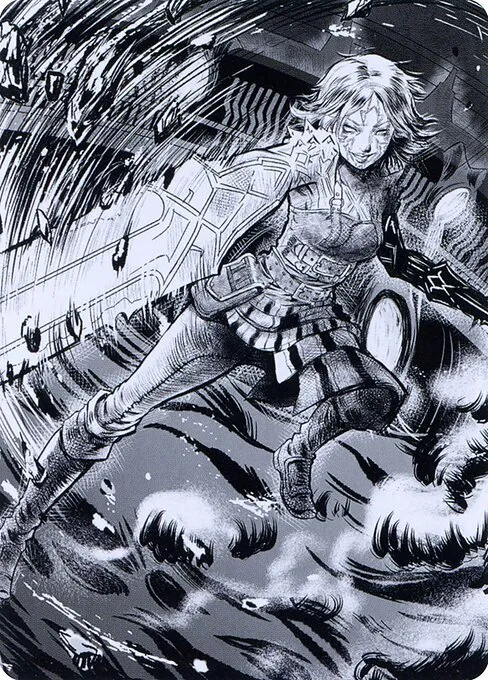 Nahiri, the Unforgiving // Nahiri, the Unforgiving · Phyrexia: All Will Be One Art Series 80/81
