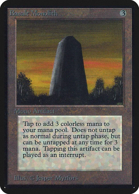 Basalt Monolith · Limited Edition Alpha 231/295