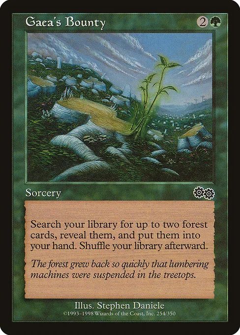Gaea's Bounty · Urza's Saga 254/357