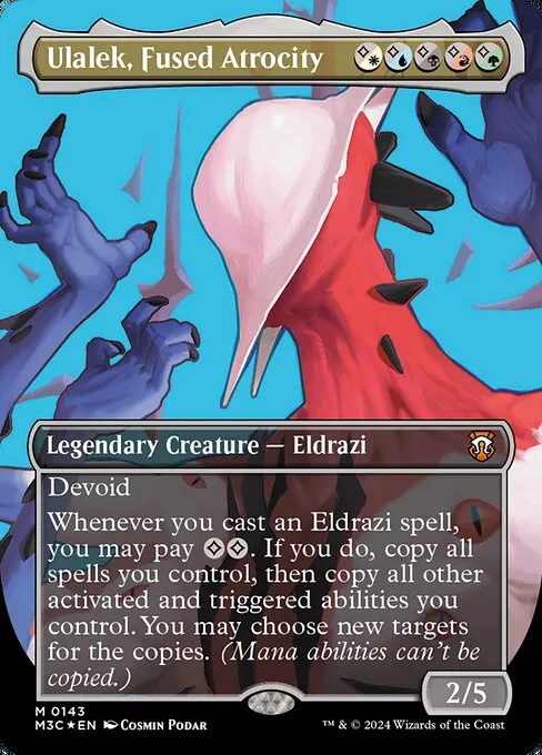 Ulalek, Fused Atrocity · Modern Horizons 3 Commander 143/398