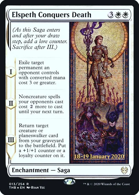 Elspeth Conquers Death · Theros Beyond Death Promos 13s/137