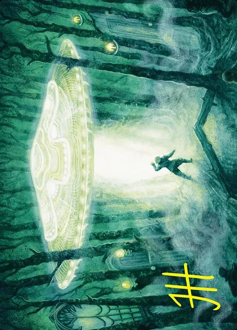 Unidentified Hovership // Unidentified Hovership · Duskmourn: House of Horror Art Series 2/54