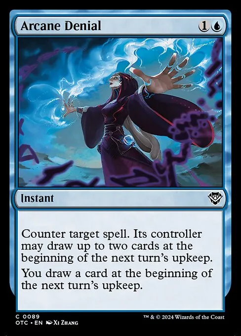 Arcane Denial · Outlaws of Thunder Junction Commander 89/342