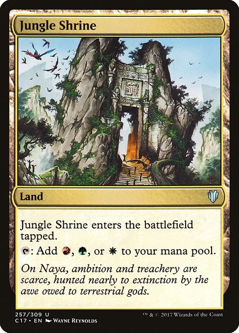 Jungle Shrine · Commander 2017 257/309
