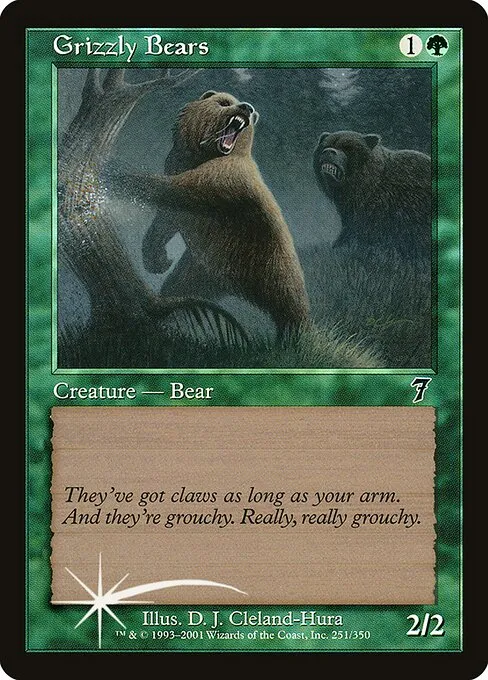 Grizzly Bears · Seventh Edition 251★/708