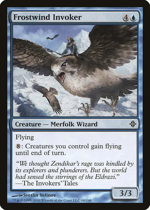 Frostwind Invoker · Rise of the Eldrazi 68/248