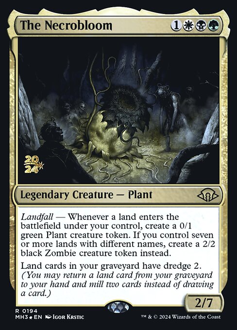 The Necrobloom · Modern Horizons 3 Promos 194s/92