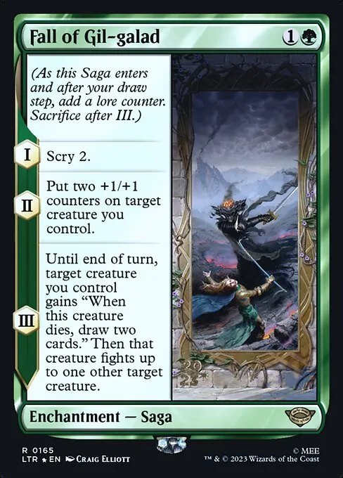 Fall of Gil-galad · Tales of Middle-earth Promos 165s/86