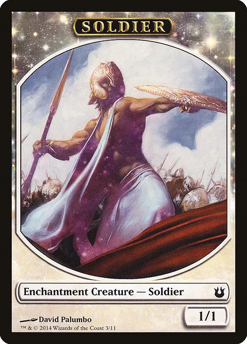 Soldier · Born of the Gods Tokens 3/11