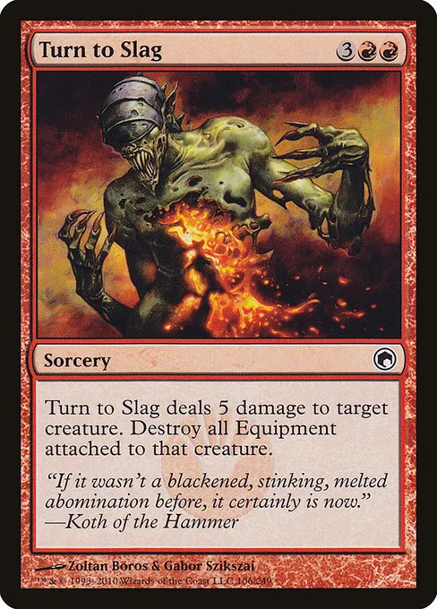 Turn to Slag · Scars of Mirrodin 106/249