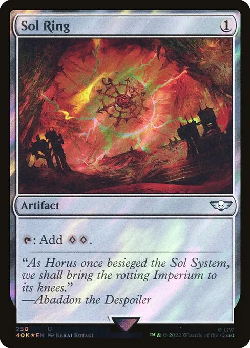 Sol Ring · Warhammer 40,000 Commander 250★/617