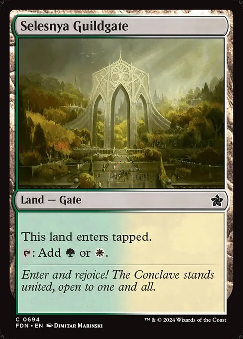 Selesnya Guildgate · Foundations 694/771