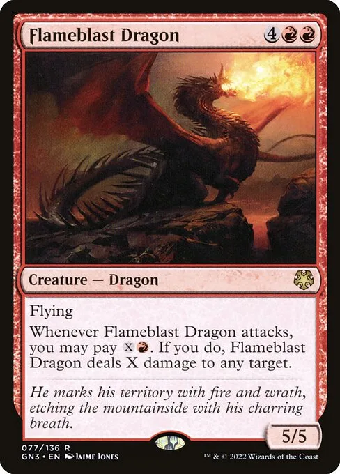 Flameblast Dragon · Game Night: Free-for-All 77/135