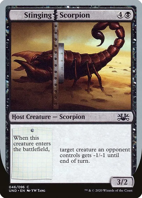 Stinging Scorpion · Unsanctioned 46/96