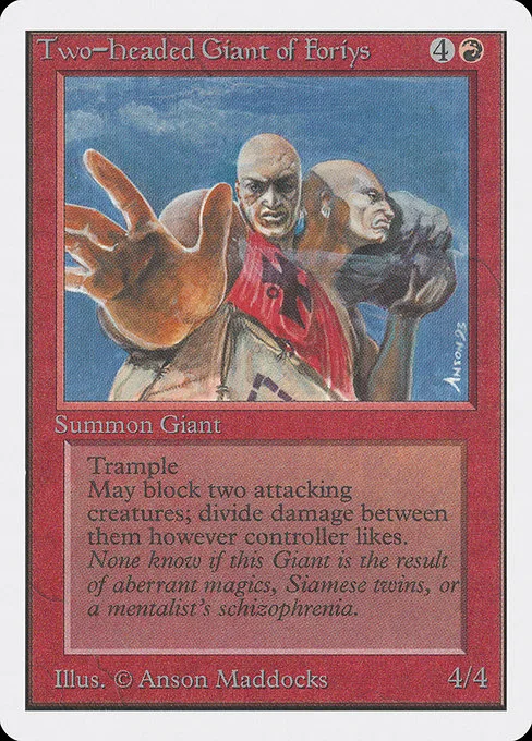 Two-Headed Giant of Foriys · Unlimited Edition 180/302