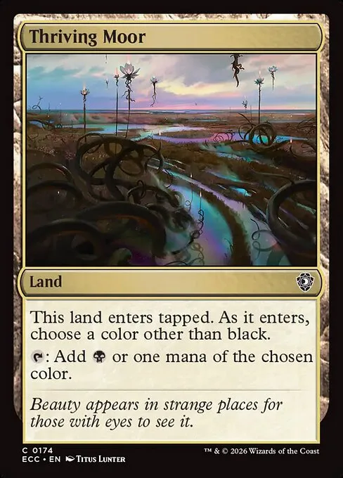 Thriving Moor · Lorwyn Eclipsed Commander 174/176