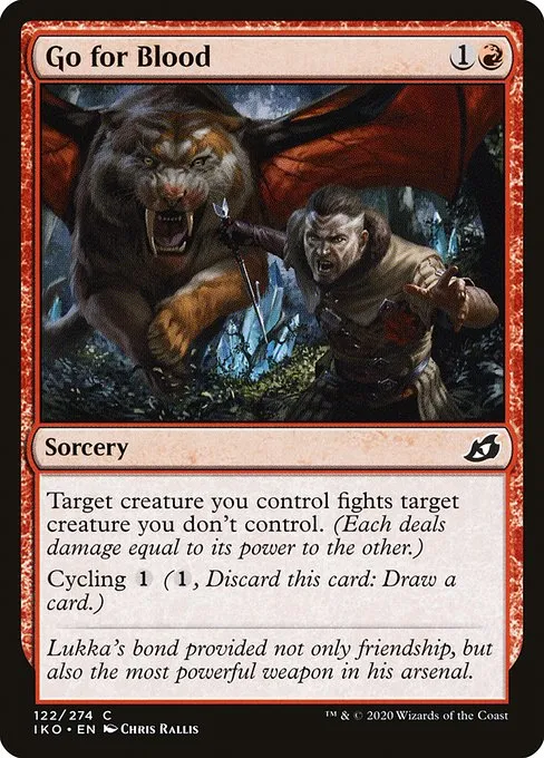 Go for Blood · Ikoria: Lair of Behemoths 122/390