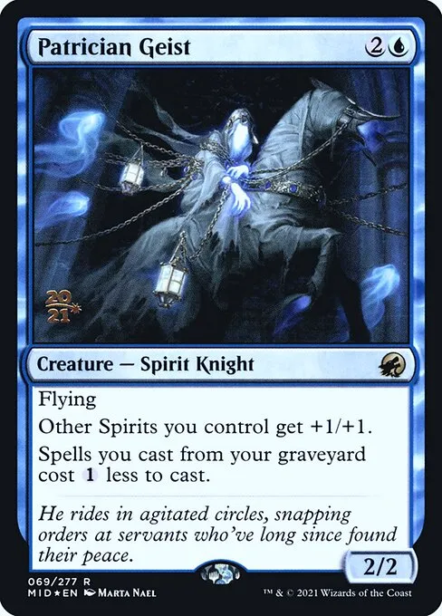 Patrician Geist · Innistrad: Midnight Hunt Promos 69s/155