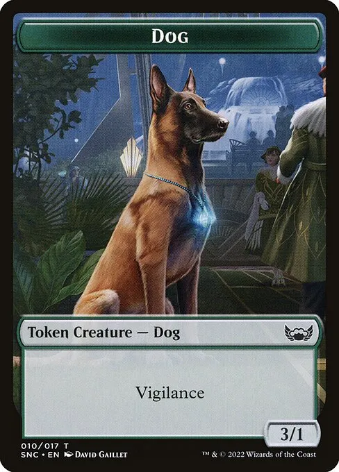 Dog · Streets of New Capenna Tokens 10/19