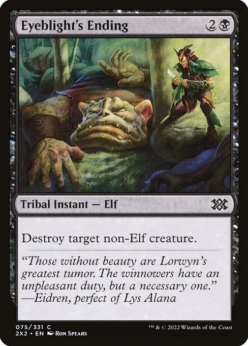 Eyeblight's Ending · Double Masters 2022 75/579