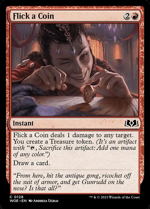 Flick a Coin · Wilds of Eldraine 128/381