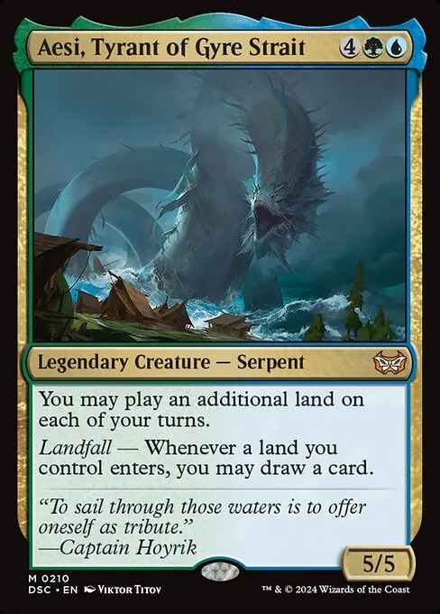 Aesi, Tyrant of Gyre Strait · Duskmourn: House of Horror Commander 210/373